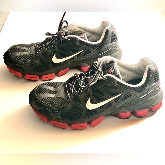 RARE NIKE SHOX JUNGA 2006 BLACK WITH RED MEN’S SZ 8 TRAIL/RUNNING 313830-011 - Picture 14 of 16